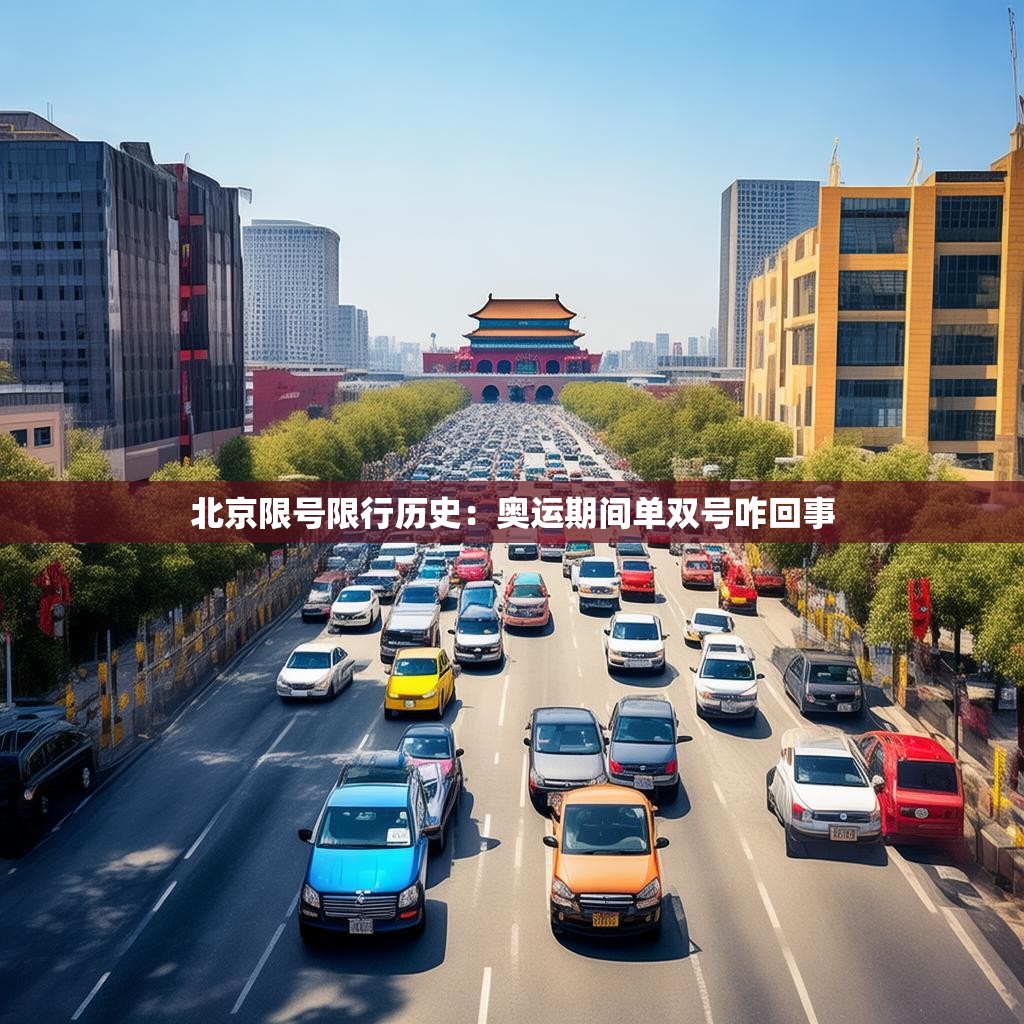 北京限号限行历史：奥运期间单双号咋回事